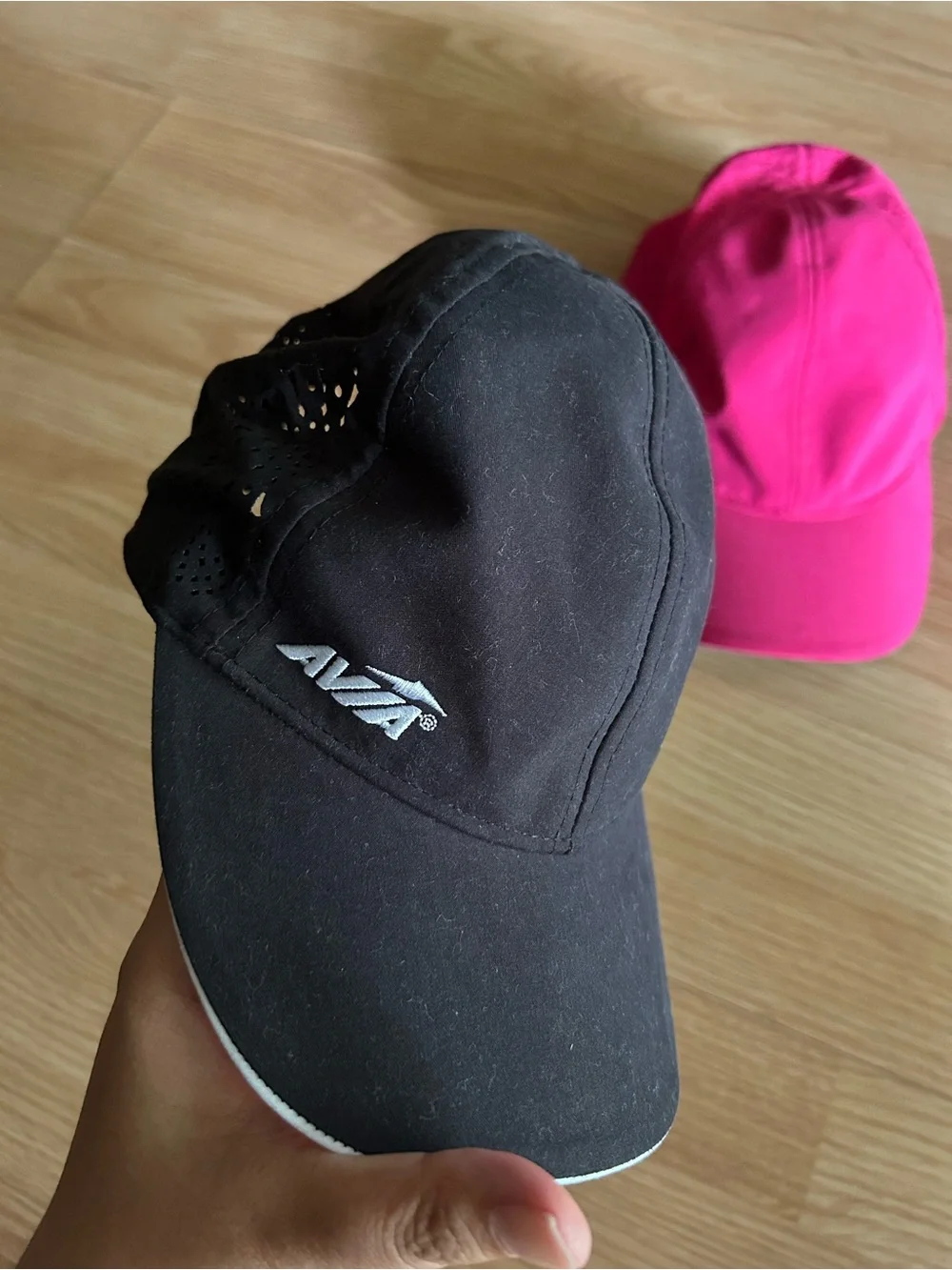 Avia Activewear Black and Pink Hats OS Bundle